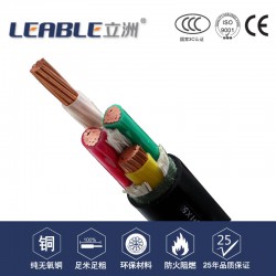 立洲 阻燃电缆 ZR-VV 电力电缆国标线 工程专用线费 定做各种尺寸