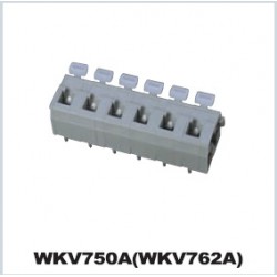台湾町洋 PCB 弹簧直焊式接线端子WKV750A(WKV762A)