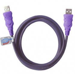 金佳佰业双USB口电脑连接线USB2.0数据线对接线散热器连接线特价