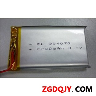 聚合物锂电池904070PL-2700mAh 3.7V