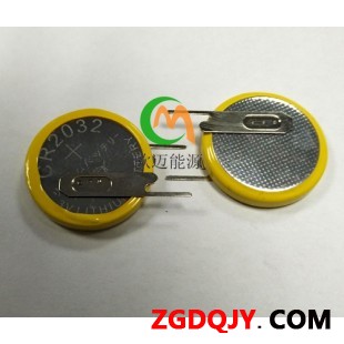 纽扣电池-供应CR2032焊脚电池